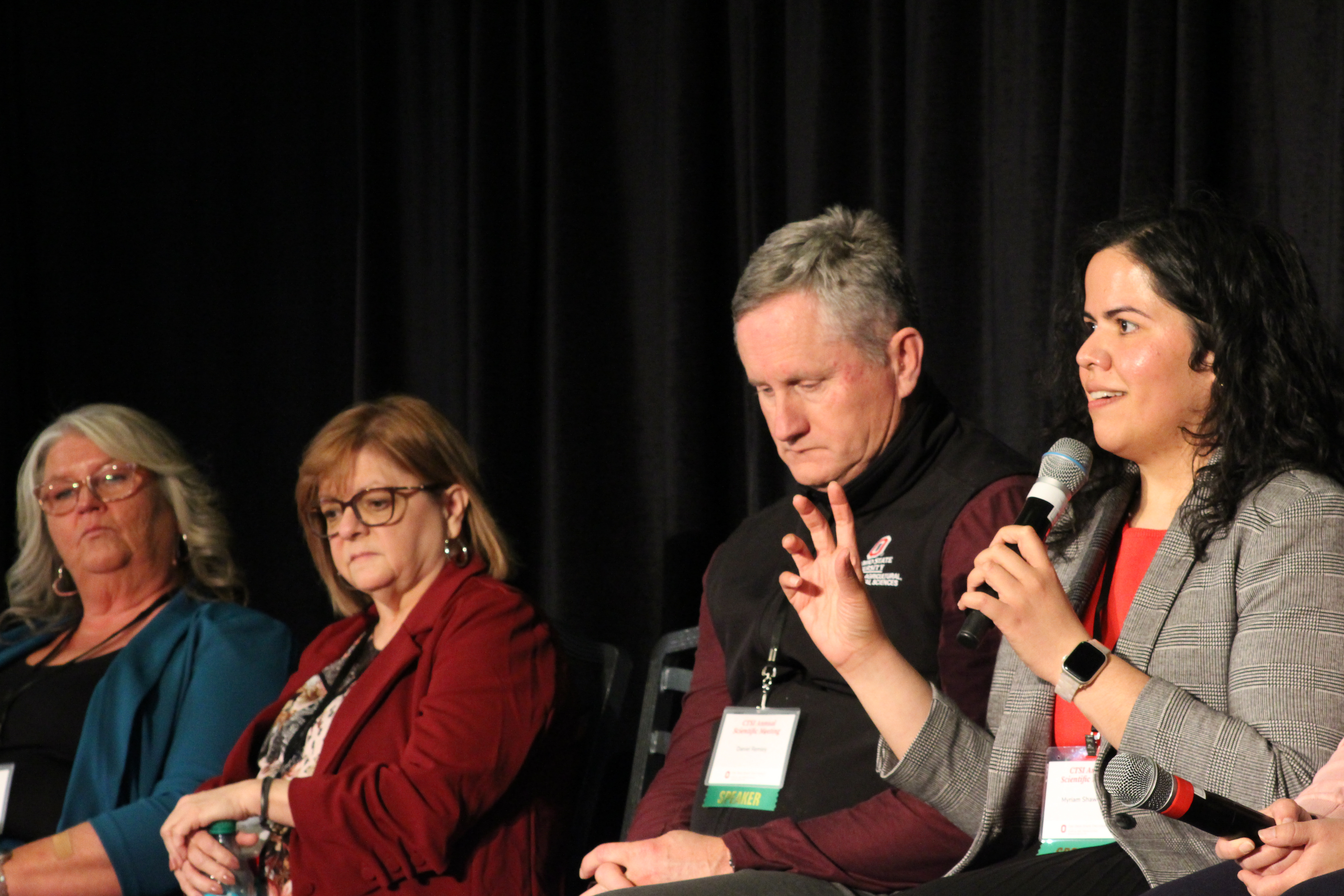 Panel of experts answering questions