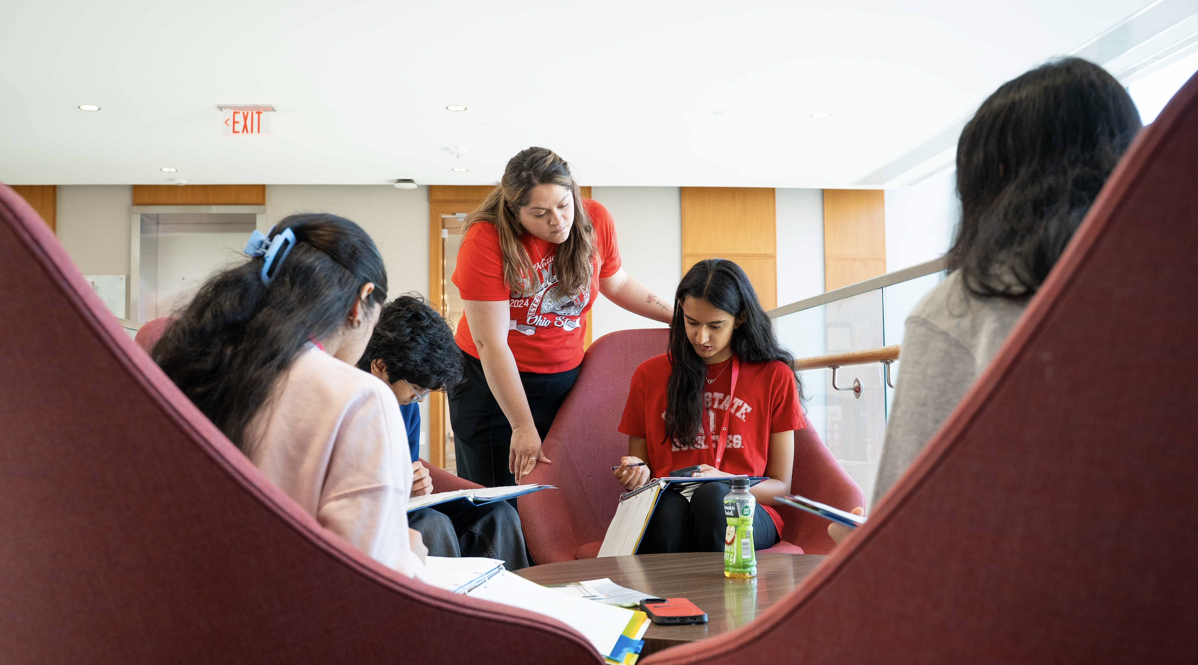 Dr. Fritter teaching students at camp