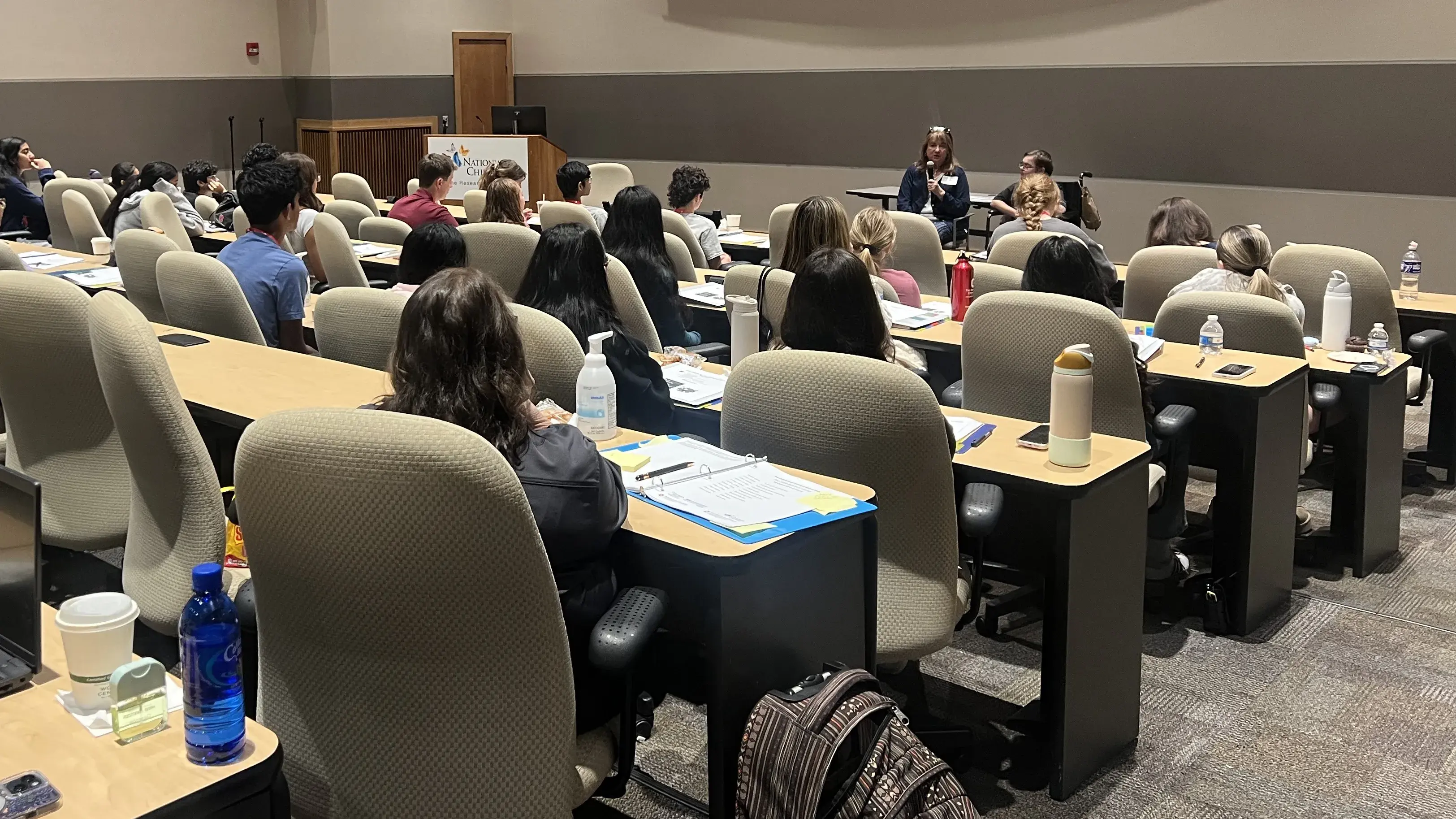 Students in a classroom